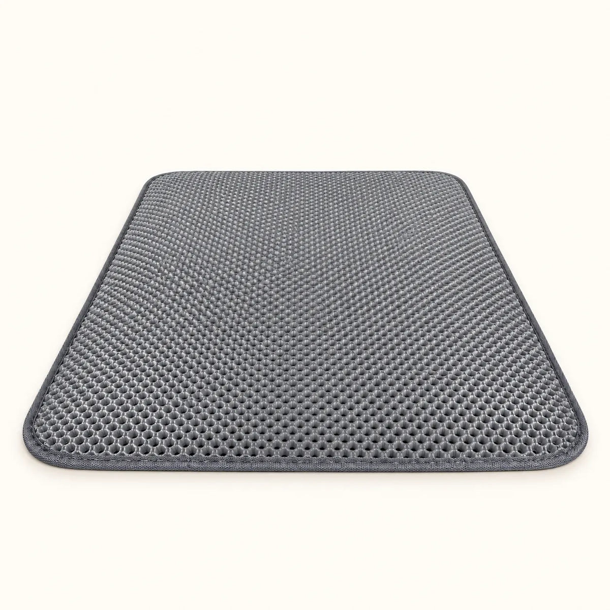 Gray Honeycomb Litter Mat